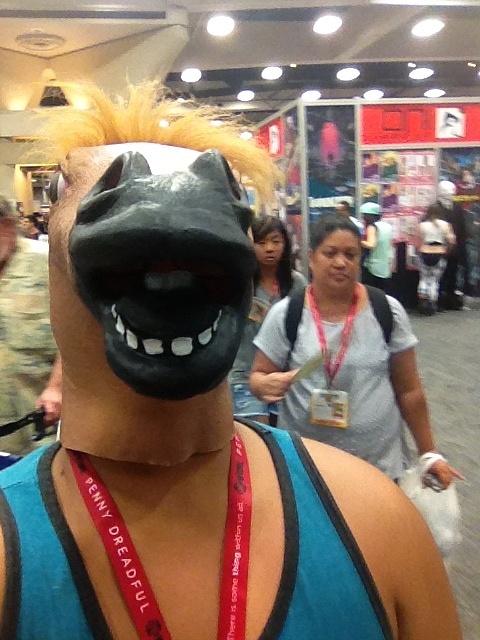 Horse mask fun