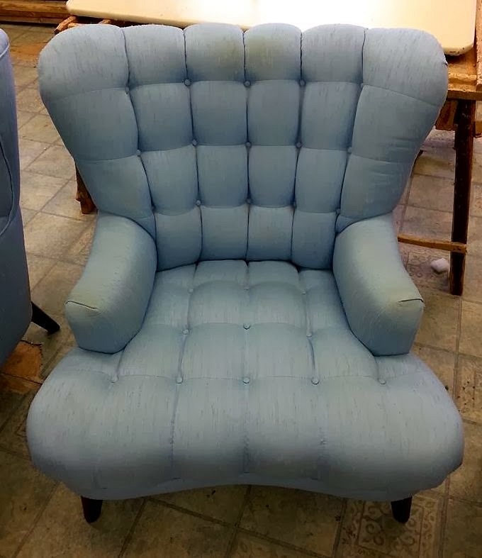Lincoln chair reupholstered