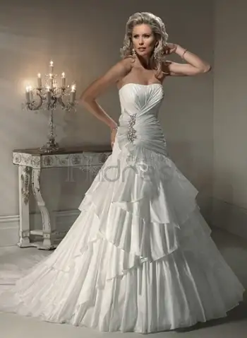 Vintage-Wedding-Dresses-Strapless-Bodice-A-line-2012-Hot-...