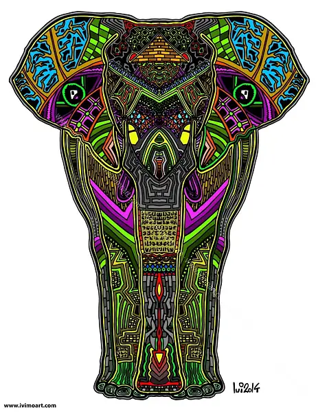 Pineal Elephant by IviMoArt