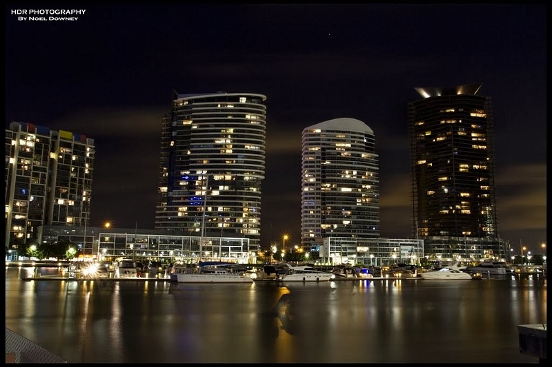 Melbourne Docklands night
