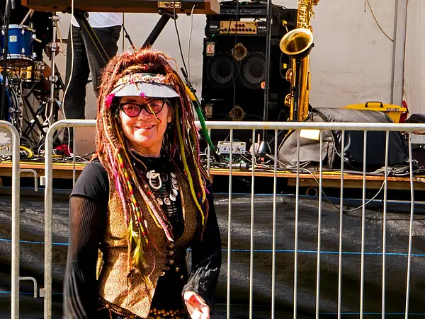 Jazz Festival Lady by Photogenics