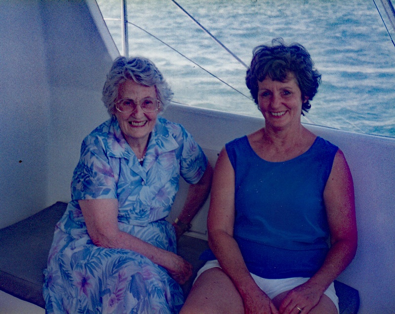 Mum and I on Coastalaire
