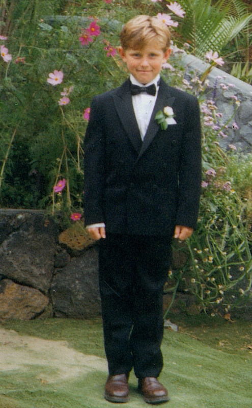 Ethan, before Sue and Kim's Wedding 1999
