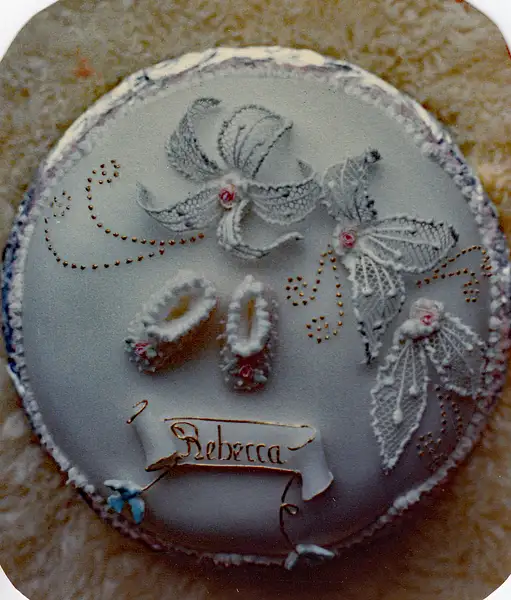 Rebeccas Christening Cake by Photogenics