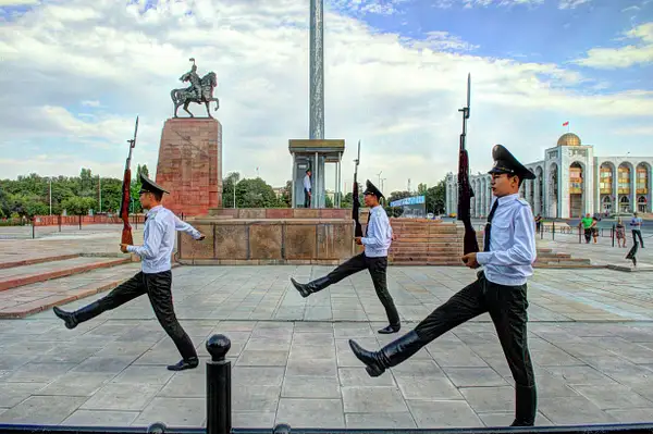 Changing of the Guard (Bishkek) by Aurelia