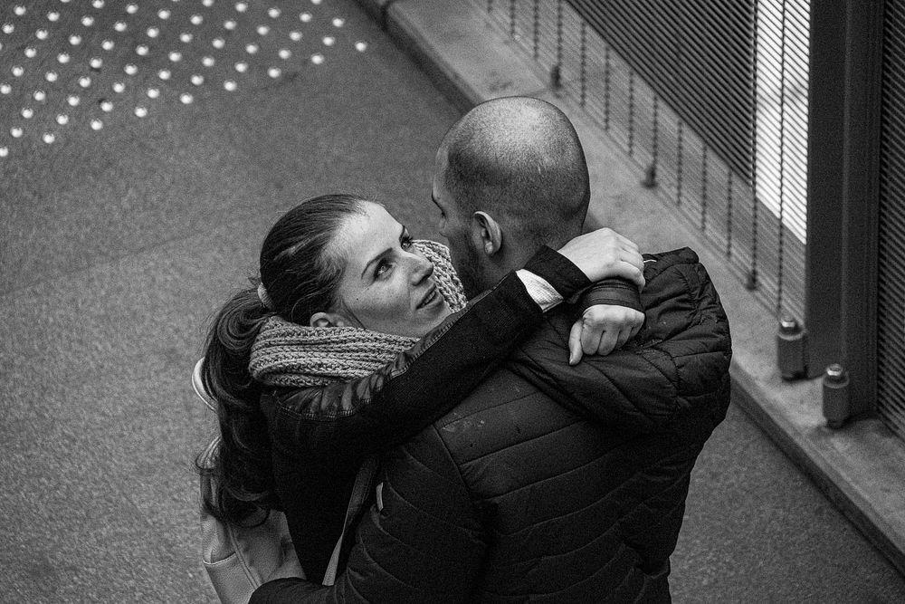Emotional Farewell at Antwerp Central Station