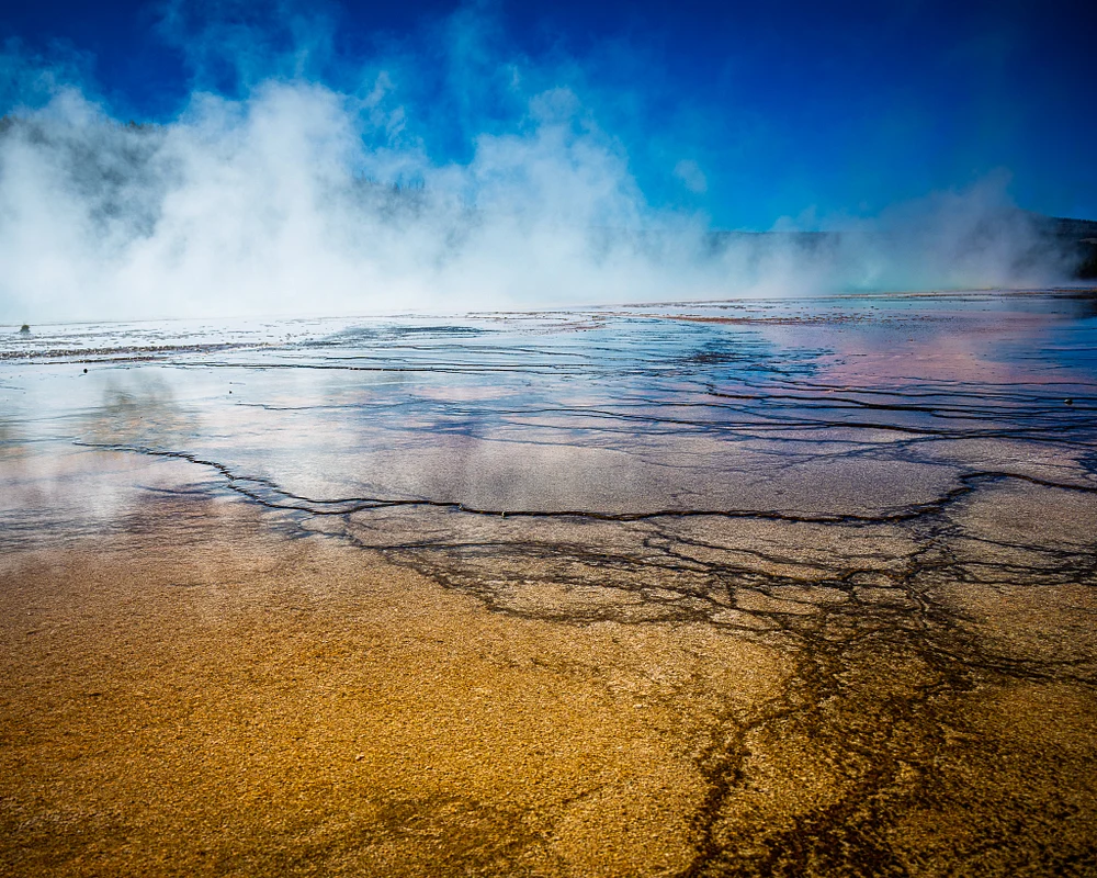Vibrant Hot Springs at Yellowstone National Park