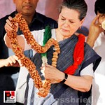Sonia Gandhi in New Delhi