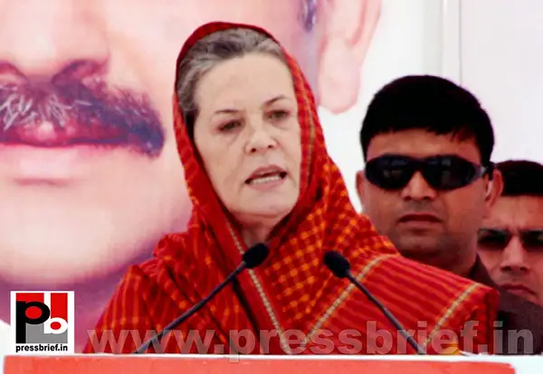 Sonia Gandhi in Barnala, Punjab (6) by Pressbrief In