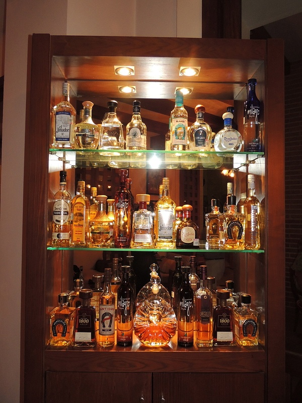 Tequila selection in Agave