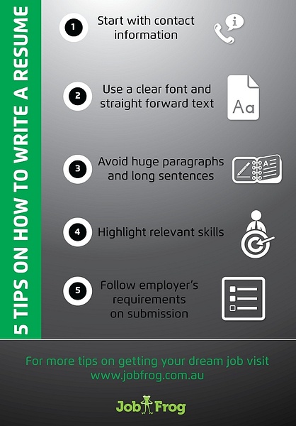 5 Tips on How to Write a Resume by Howtowritearesume