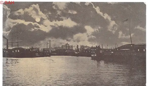 Leith Harbour pre 1911 by Stuart Alexander Hamilton