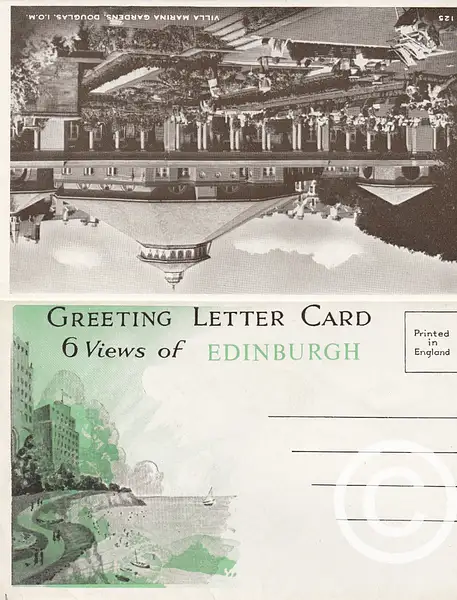 Isle of Man lettercard by Stuart Alexander Hamilton