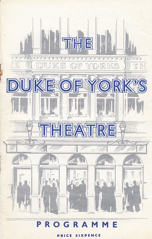 One More River - Duke of York's Theatre 1959