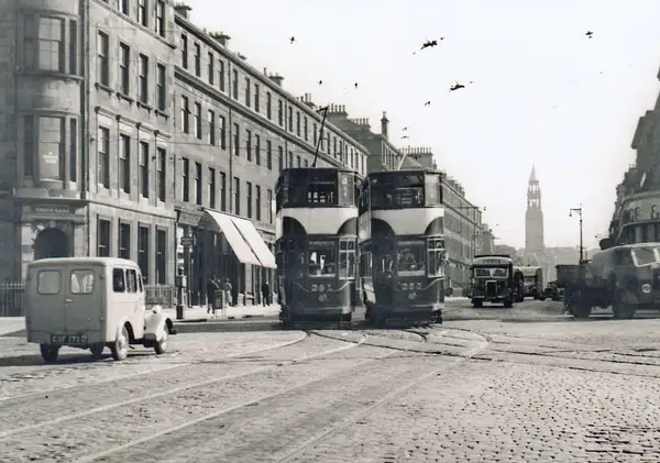 Trams at Haymarket, Edinburgh by Stuart Alexander...