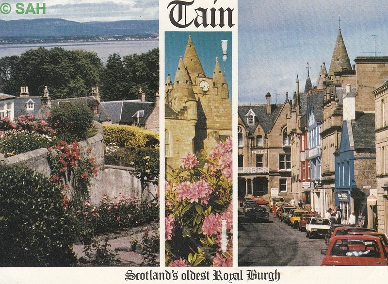 Tain, Easter Ross, multiview - Scotland postcard