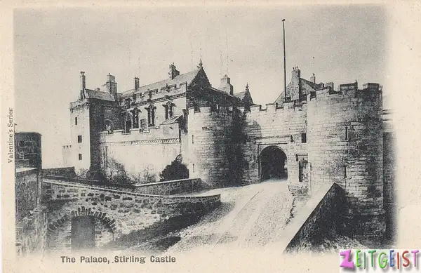 The Palace, Stirling Castle pre 1918, Scotland vintage...