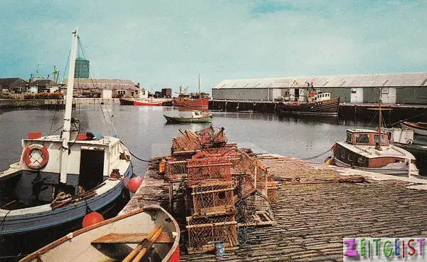 Kirkwall Harbour, Orkney, Scotland vintage postcard by...