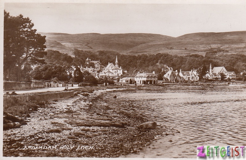 Ardnadam, Holy Loch, vintage Scotland postcard