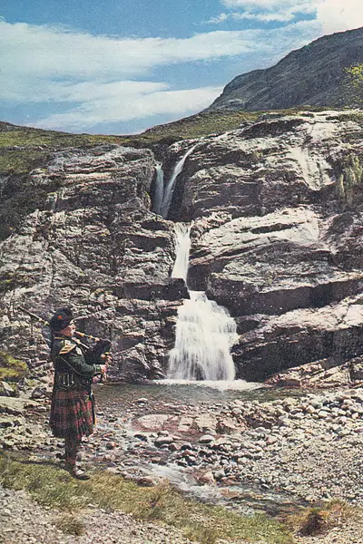 Falls Of Coe, Glencoe, Argyllshire - vintage Scotland...