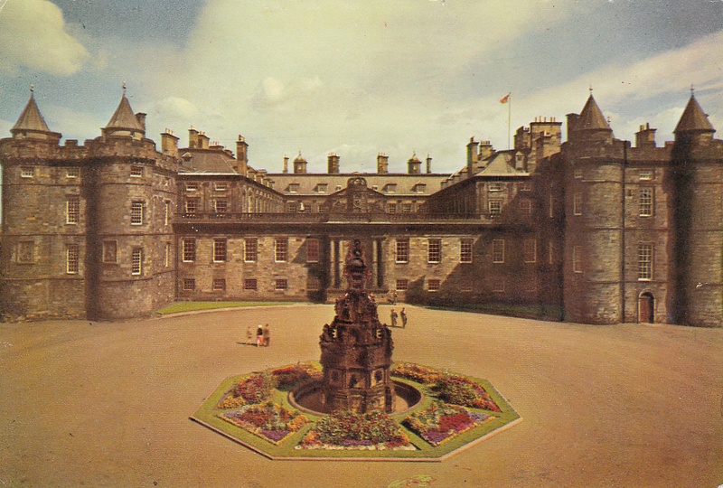 The Palace of Holyroodhouse, Edinburgh - vintage Scotland postcard