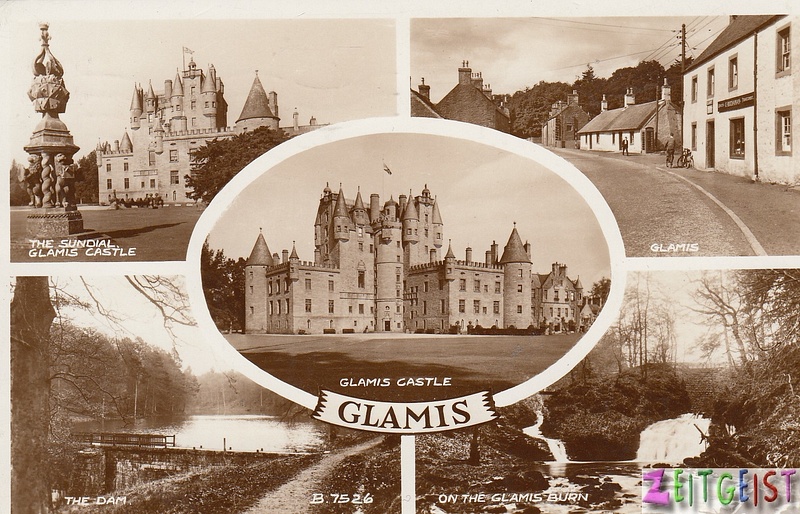 Glamis Castle and village