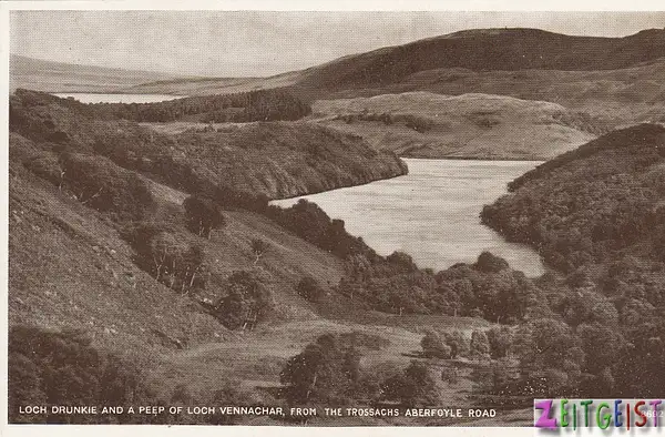 Loch Drunkie from the Trossachs aberfoyle Road by Stuart...