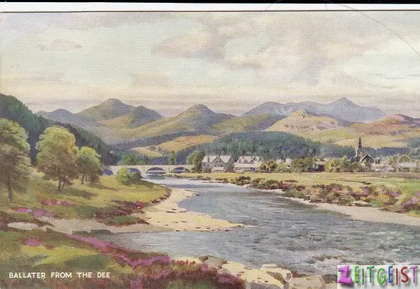 Ballater from the Dee by Stuart Alexander Hamilton