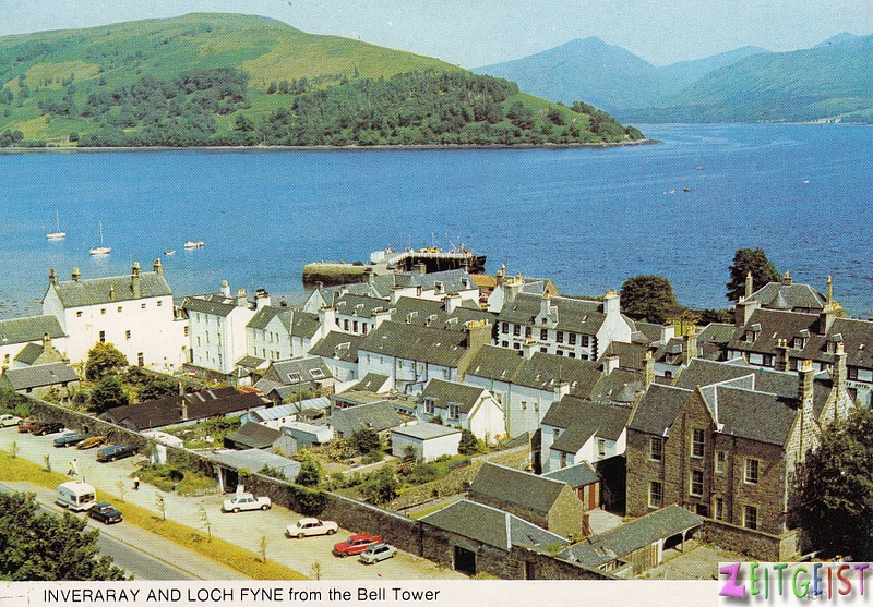Inverary and Loch Fyne from the Bell Tower
