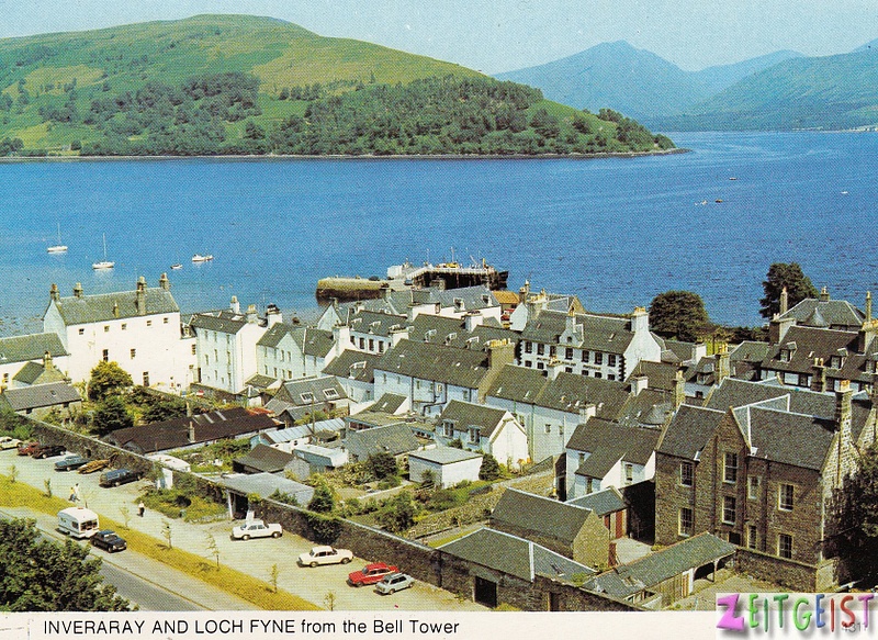 Inverary and Loch Fyne from the Bell Tower