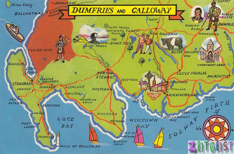 Dumfries and Galloway art map