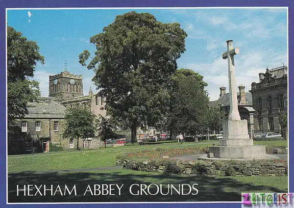 Hexham Abbey Gardens Northumberland by Stuart Alexander...