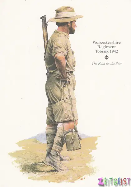 Worcestershire Regiment Tobruk 1942 by Stuart Alexander...
