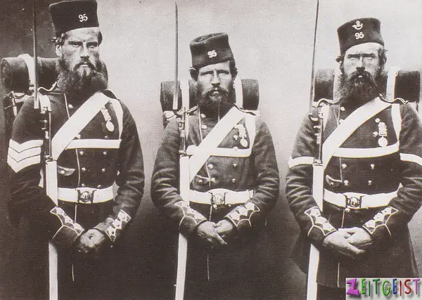 Crimea veterans of the 9th Derbyshire Regiment by Stuart...