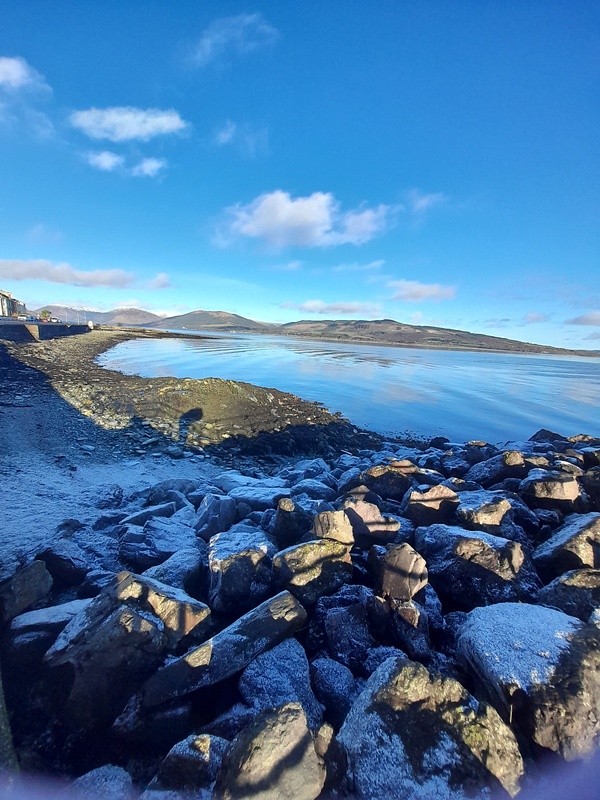 Ice in the sun on Bute