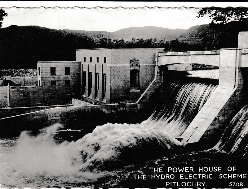 Power house of the Hydro Electric dam, Pitlochry