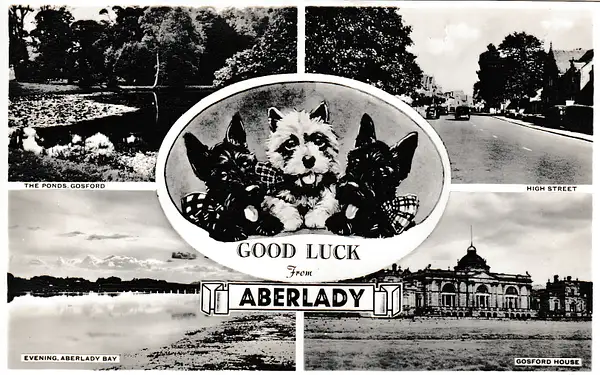 Aberlady, Fife, multiview, High Street, Bay + by Stuart...