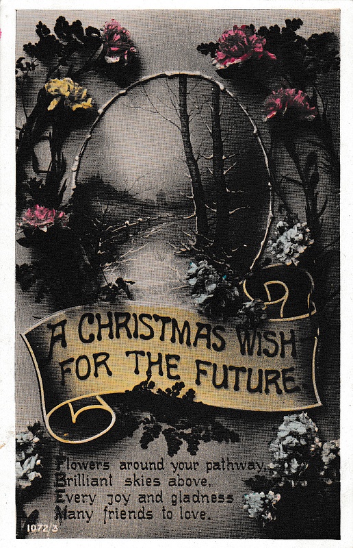 Antique Christmas postcard