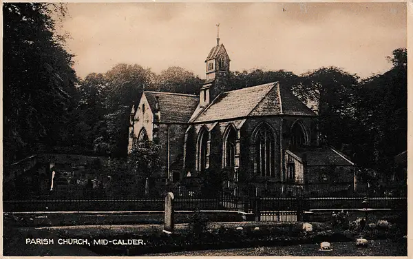 Mid-Calder Parish Church, West Lothian by Stuart...