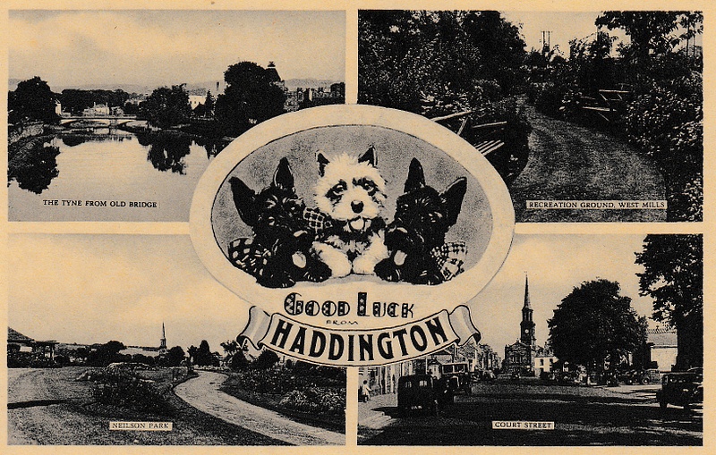 Haddington, East Lothian, multiview w/Scottie dogs