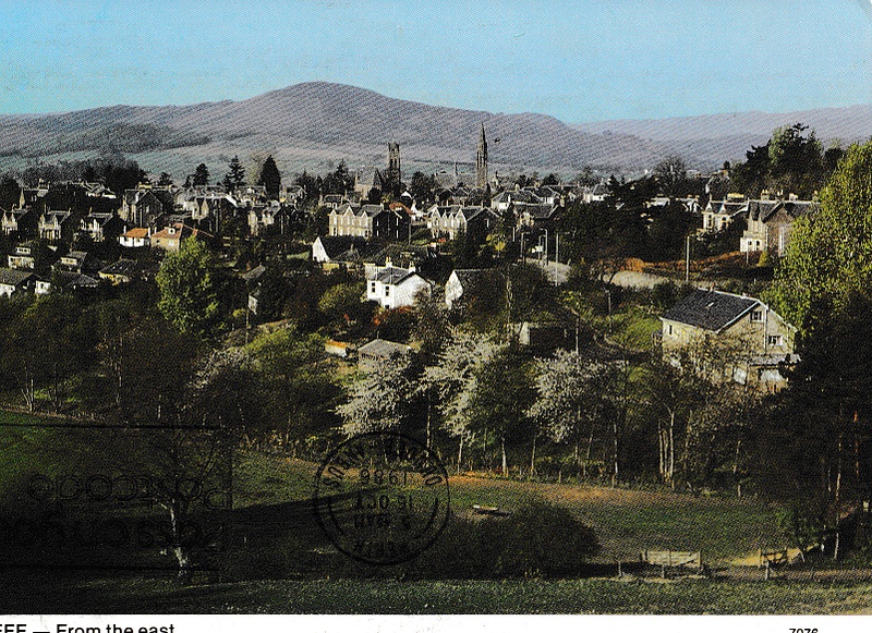 Crieff from the east, Perthshire