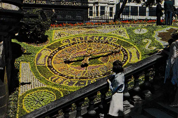 Floral Clock, 1967, Edinburgh - The Canadian Federation...