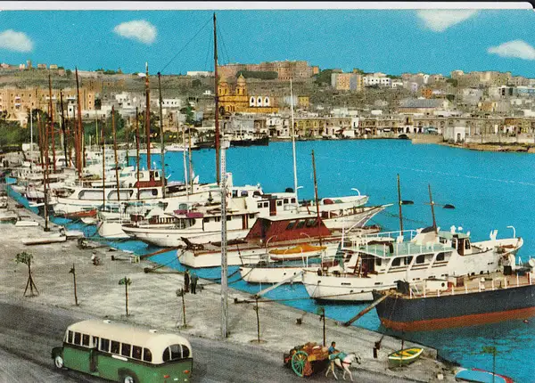 Ta Xbiex Yacht Marina - vintage Malta by Stuart...