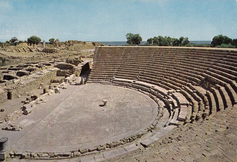 The ancient theatre at Salamis, Cyprus