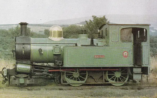 Mannin, Isle of Man steam locomotive (train) by Stuart...