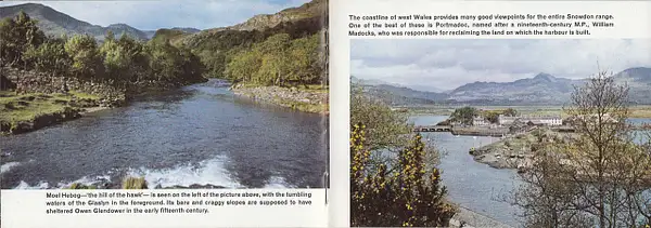 Snowdonia, Wales - vintage colour 24 page photobook -...