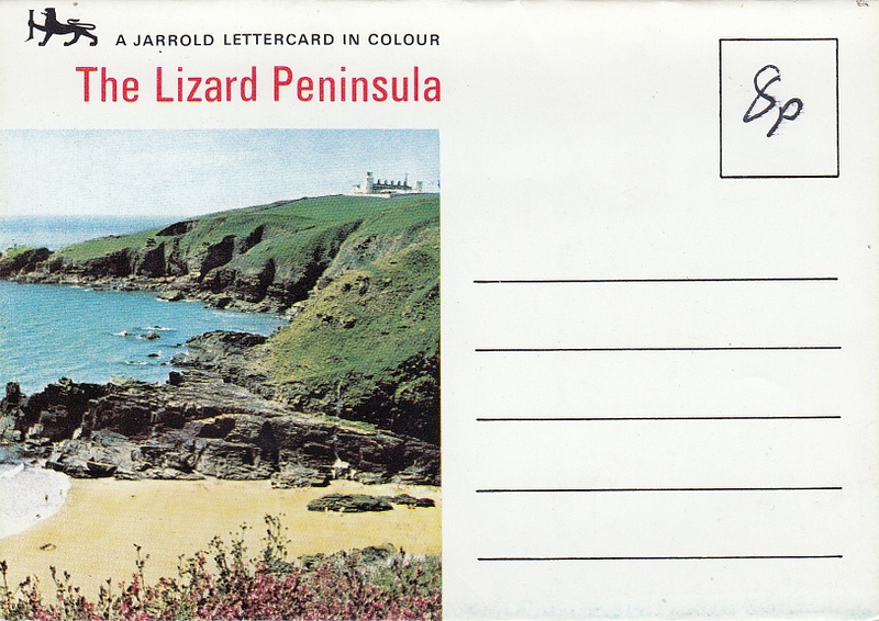 The Lizard Peninsula, Cornwall five (5) view colour vintage lettercard