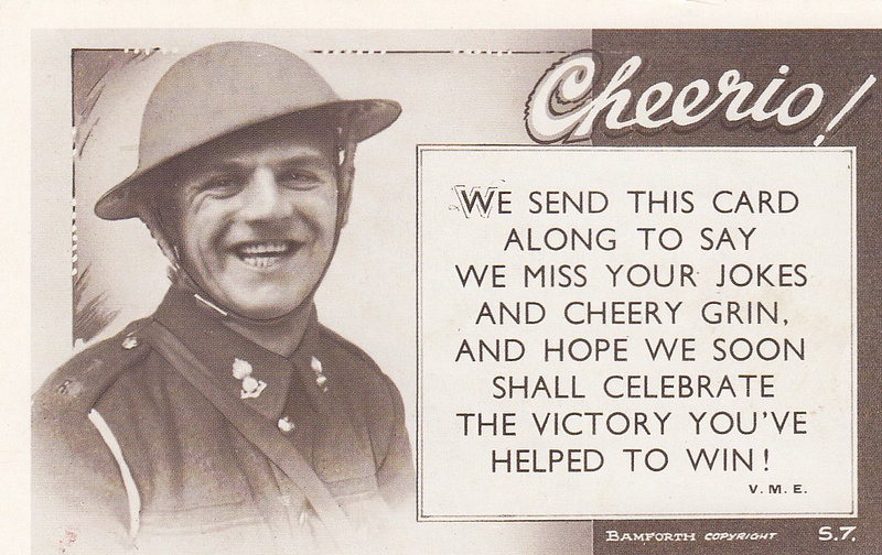 Cheerio! - Royal Artillery WW1