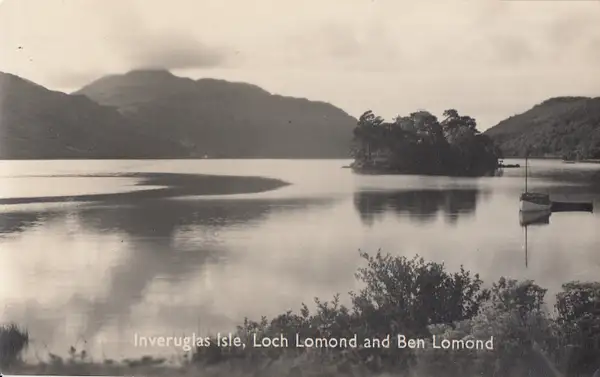 Inveruglas Isle, Loch Lomond & Ben Lomond by Stuart...
